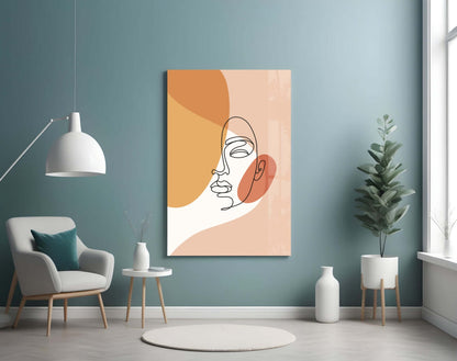Woman's Art Glass Wall Art