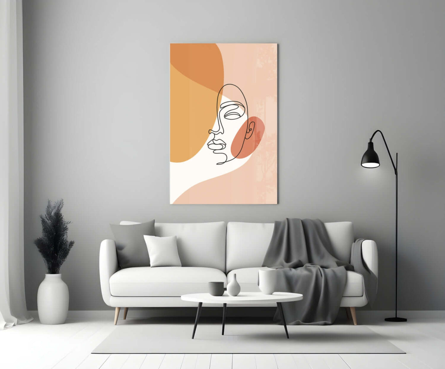 Woman's Art Glass Wall Art
