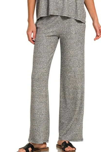 Women's Loungewear Pajama Set - Soft Melange - Cozy Two-Piece